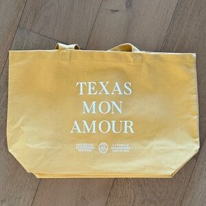 Sezane Yellow Tote Bag